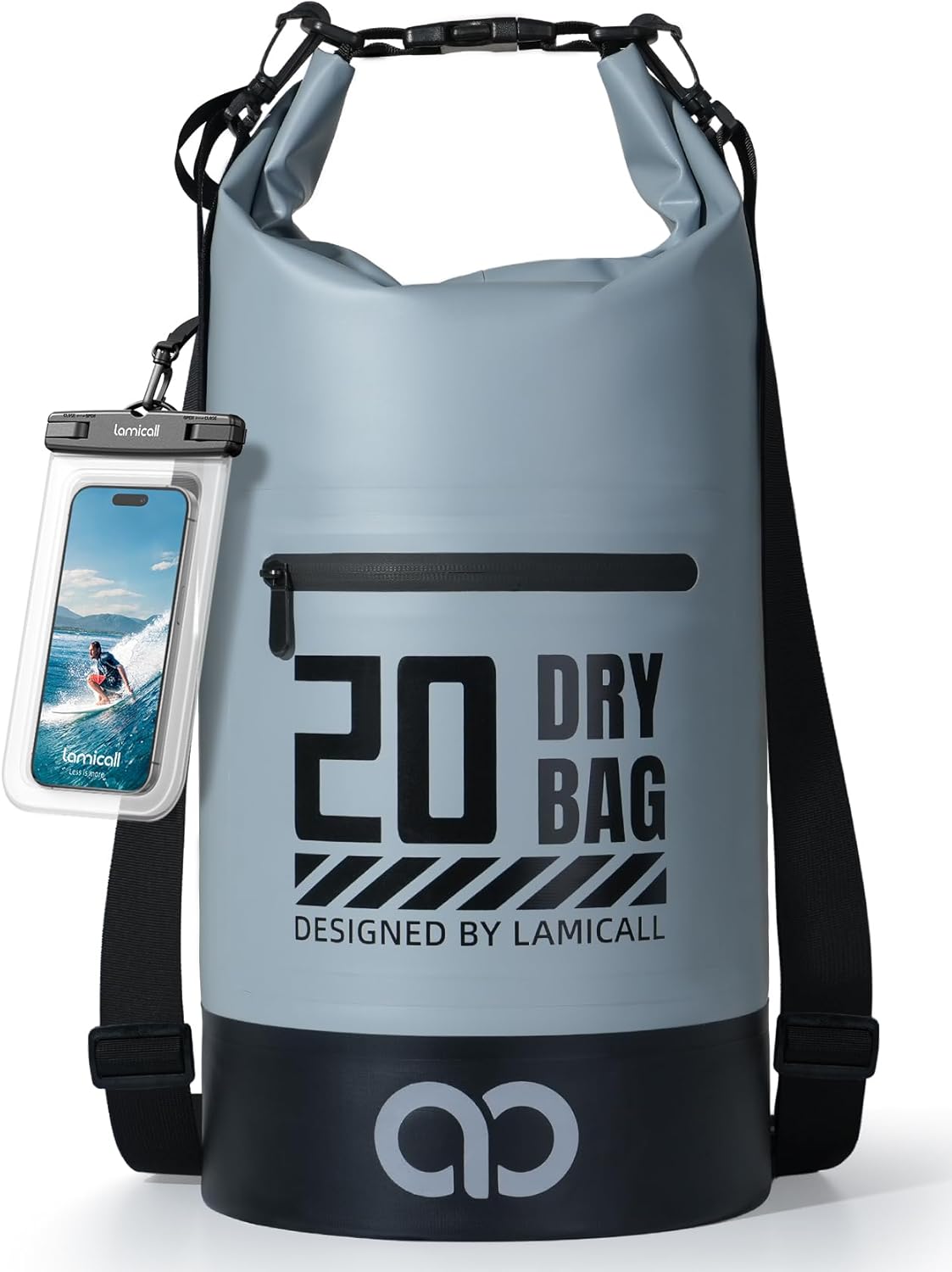 Lamicall Dry Bag Waterproof Backpack with Phone Pouch 5L/10L/20L/30L/40L
