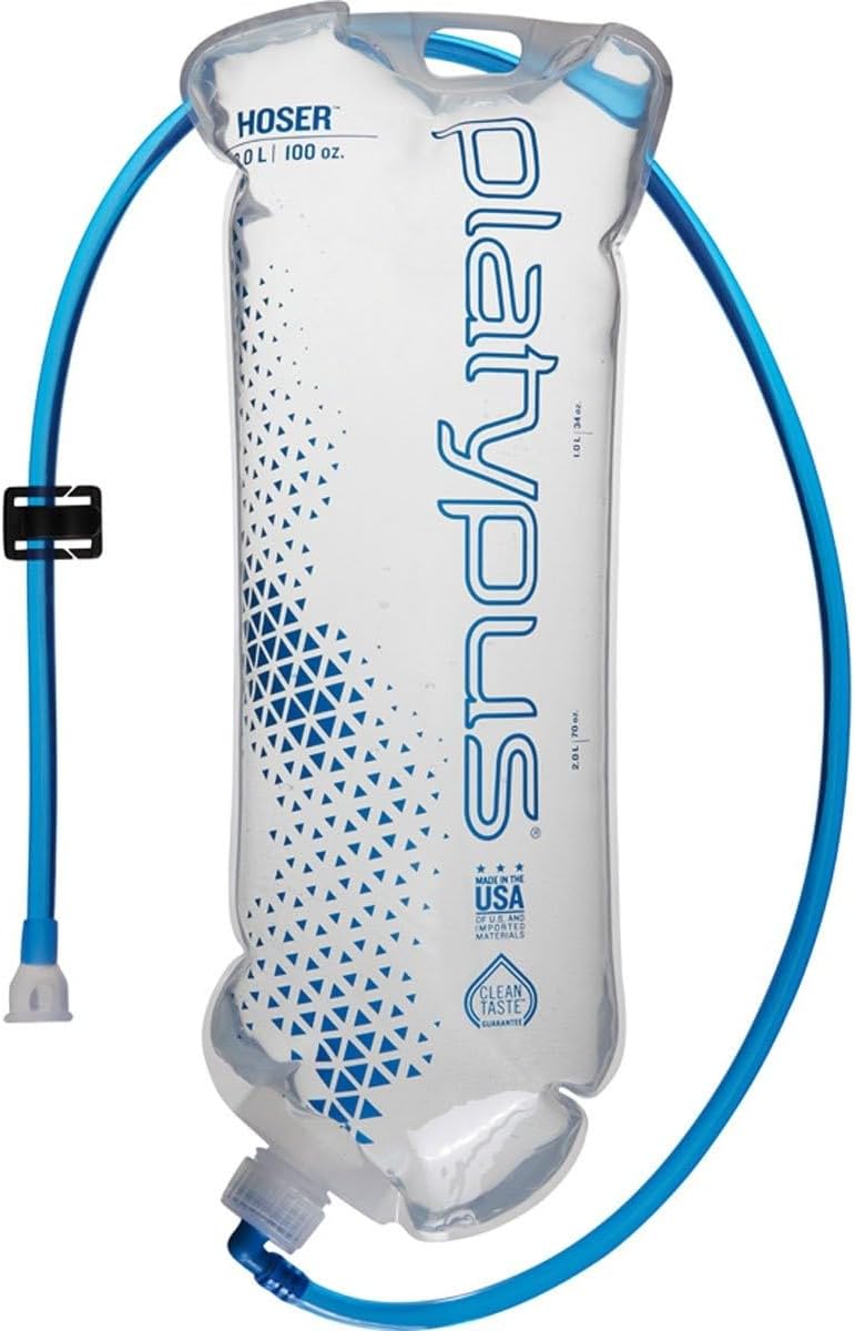 Platypus Hoser Hands-Free Hydration System Water Reservoir, 1-Liter, With Fast Flow Valve, one color