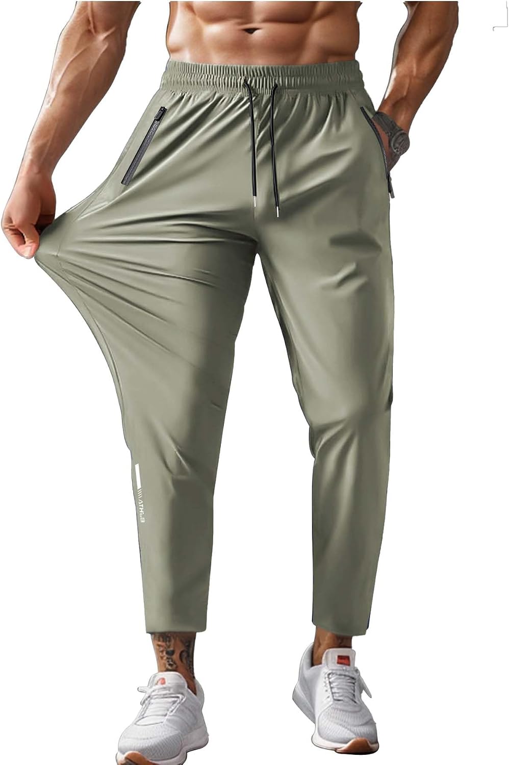 Hidkat Men's Hiking Pants Quick-Dry Lightweight Sweatpants