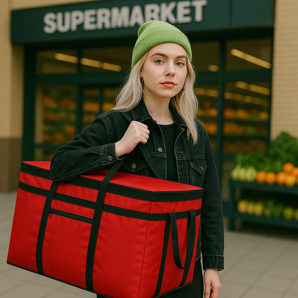 musbus XXXL Insulated Food Delivery Bag Cooler Bags Keep Food Warm Catering