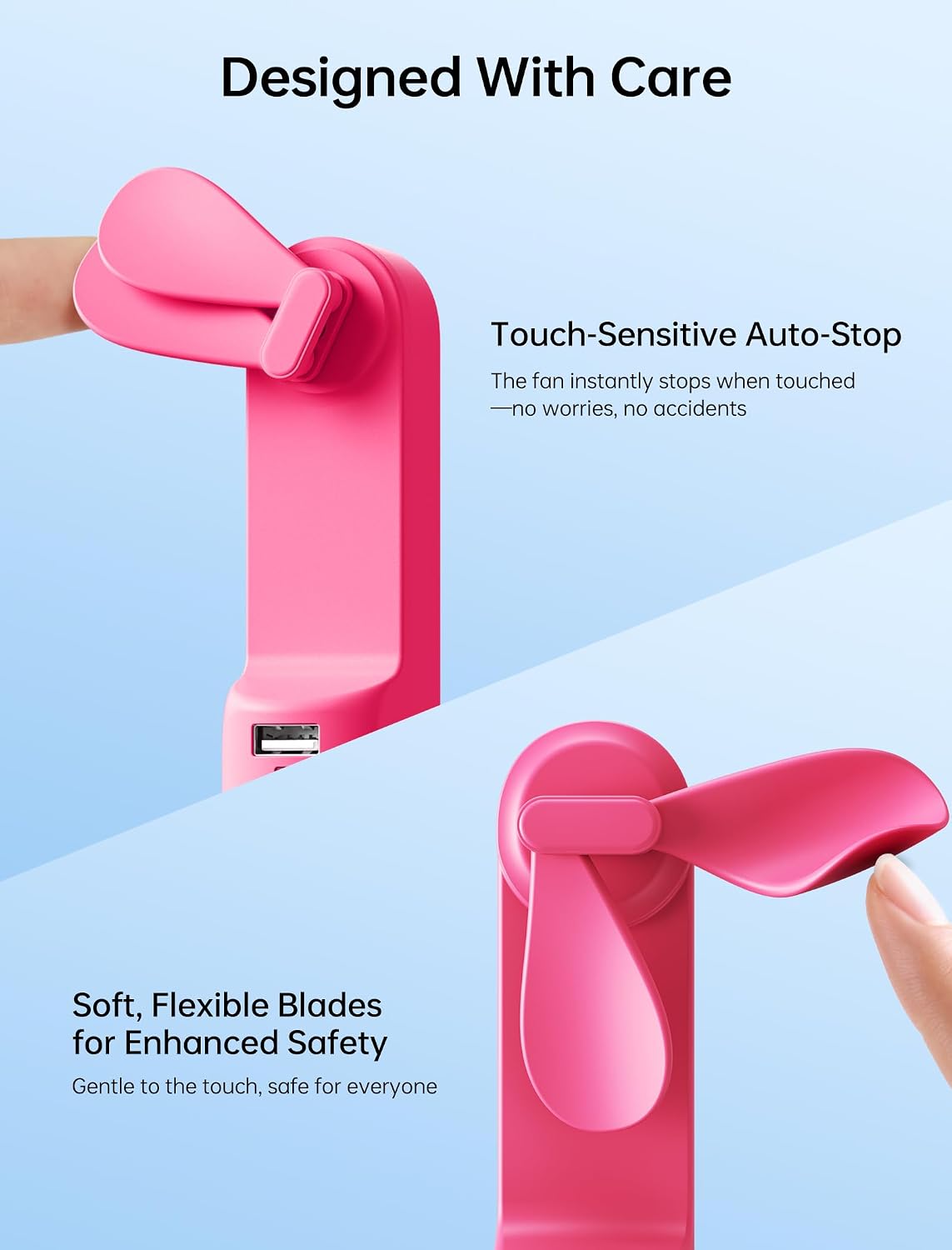 JISULIFE 3 IN 1 Portable Fan with Power Bank & Flashlight Featured