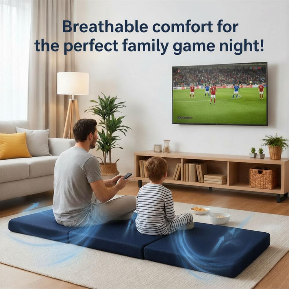 Jamdok Sleeping Mats for Adults,Memory Foam Trifold Mattress