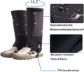 Kids Snow Gaiters, Waterproof Outdoor Leg Gaiters with Adjustable Straps, Anti-Snow Boot Covers for Hiking, Climbing, Snow Play & Winter Adventures