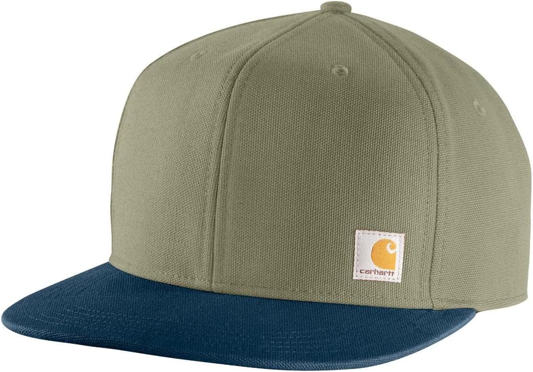 Carhartt Men's Firm Duck Flat Brim Cap