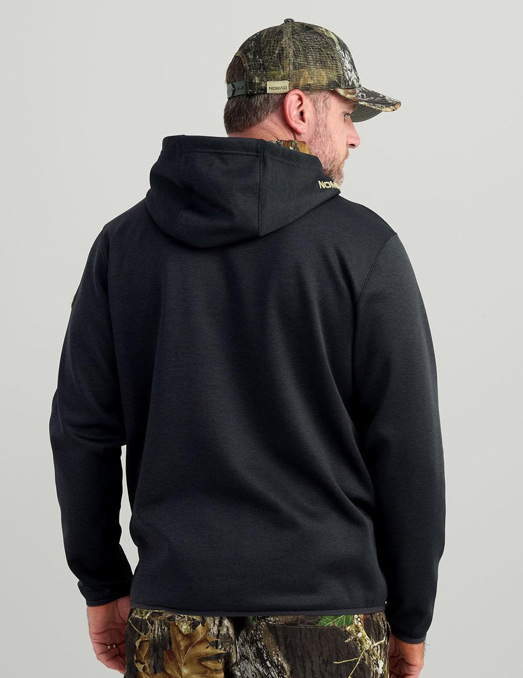 Nomad Men's North Star Hoodie, Comfortable Midweight Hunting Hoodie With Camo Logo for Everyday and Outdoor Lifestyle