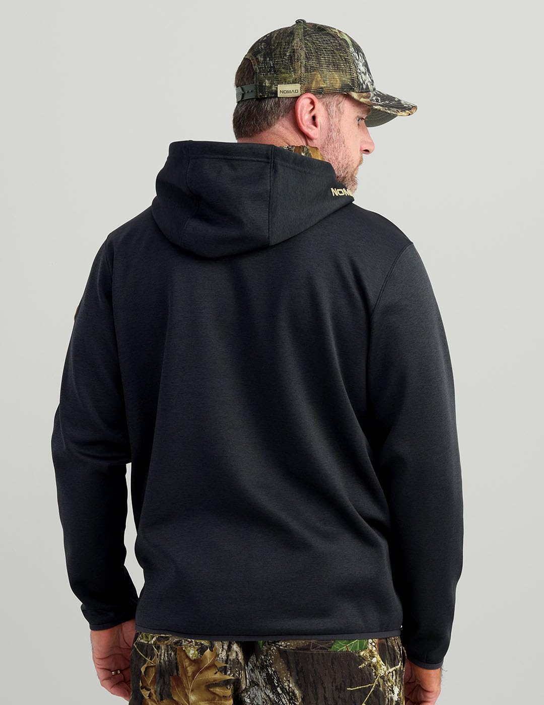 Nomad Men's North Star Hoodie, Comfortable Midweight Hunting Hoodie With Camo Logo for Everyday and Outdoor Lifestyle