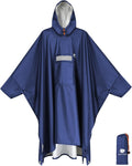 ANYOO Hooded Rain Poncho for Adult Waterproof Lightweight Raincoat