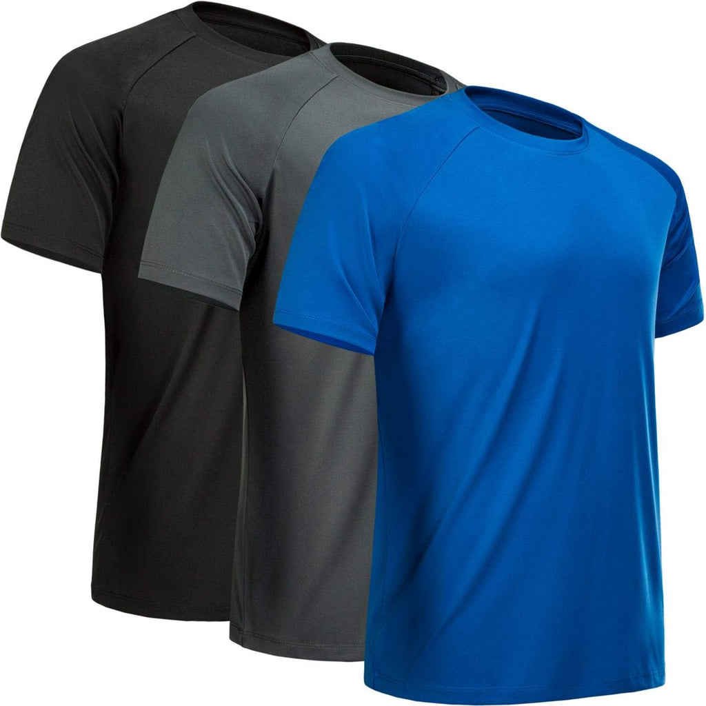 Workout Shirts for Men Short Sleeve Quick Dry Gym T Shirt