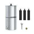 Waterdrop TK-AE Gravity Water Filter System, with 3 Black Carbon Filters