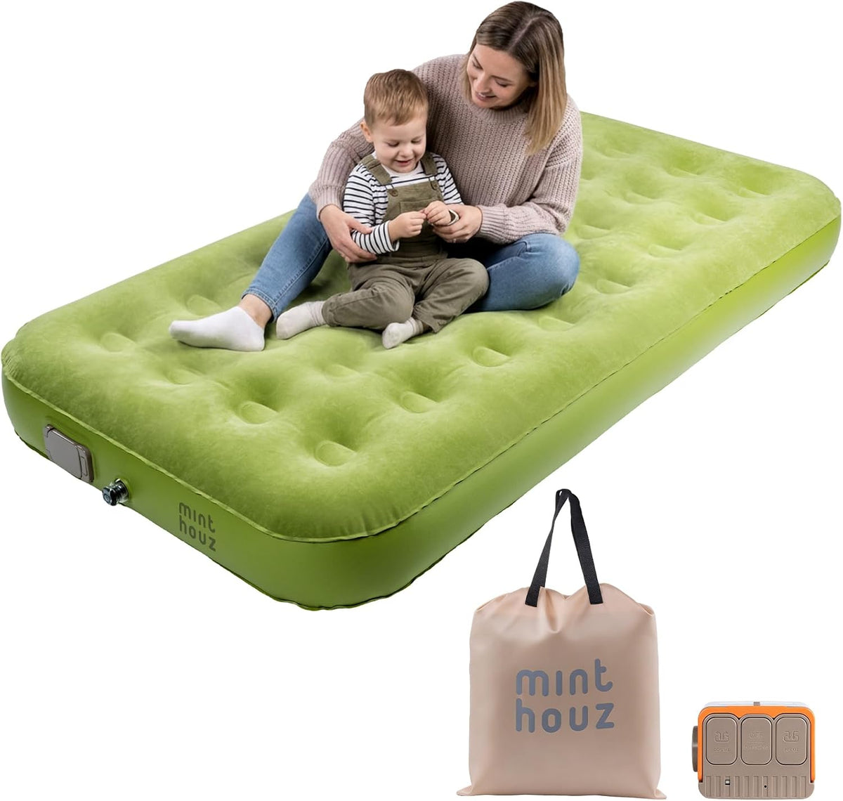 Minthouz 9.8" Ultra-Thick Self Inflating Sleeping Pad with Electric Pump