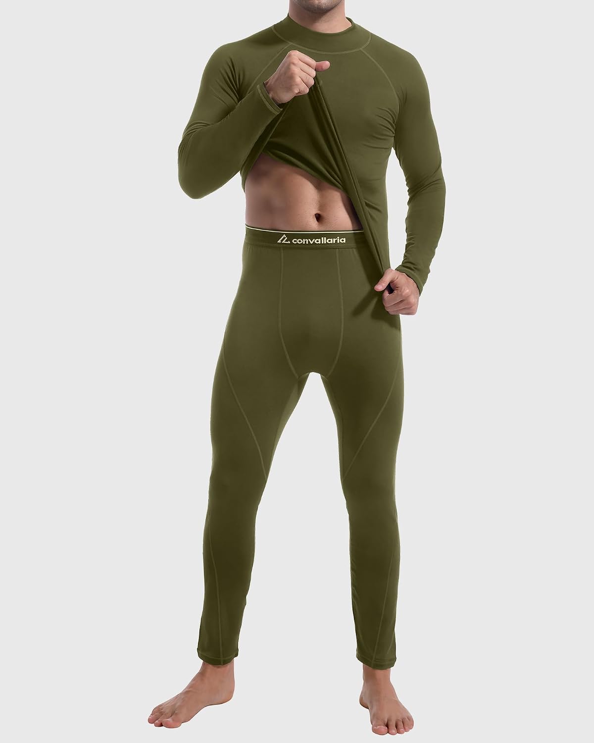 Mens Thermal Underwear Long Johns Base Layer Set Cold Weather 1/2/3 Pack