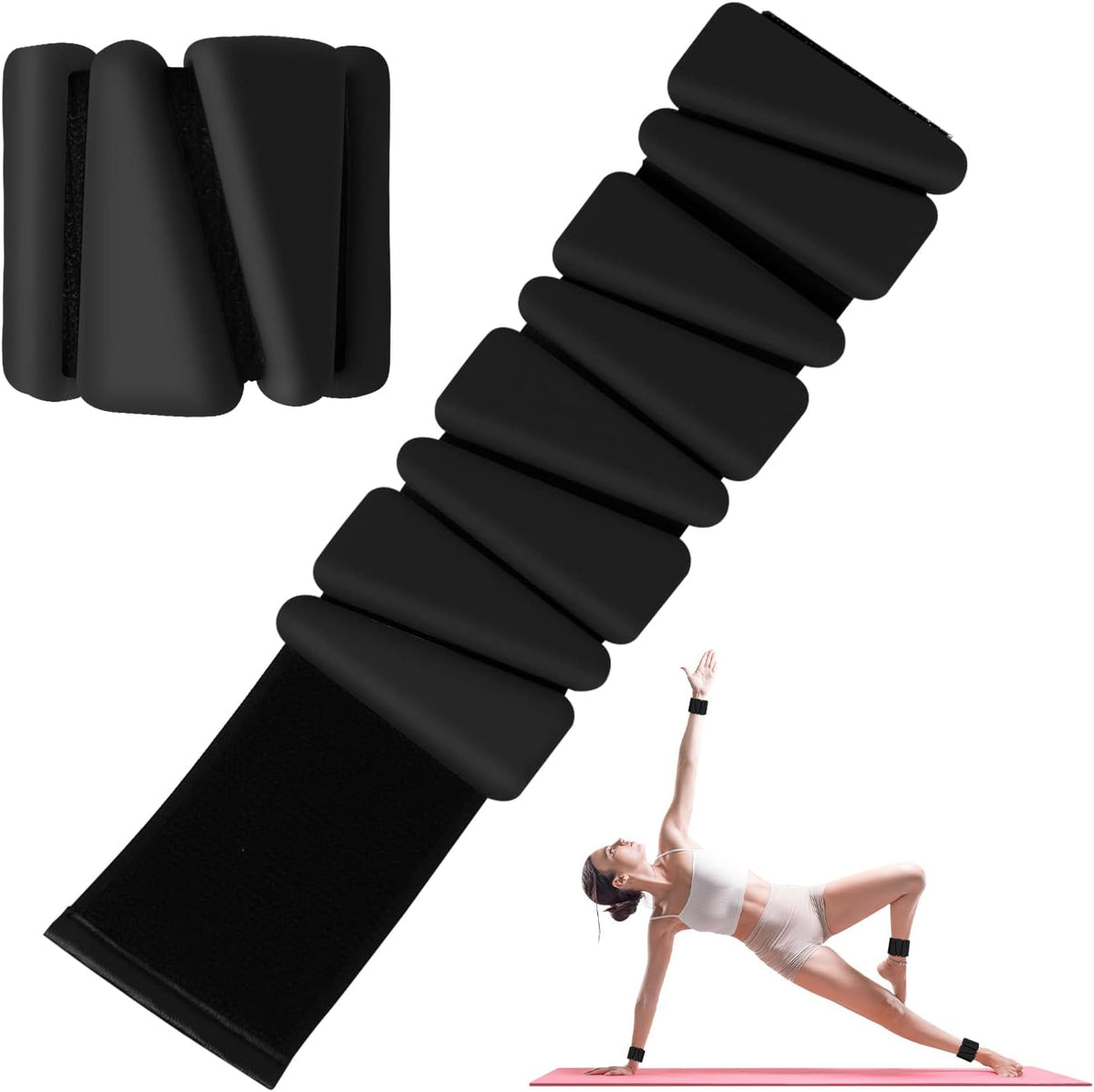 Wrist Weights Set of 2 (1 lb Each), Ankle Weights for Women & Men