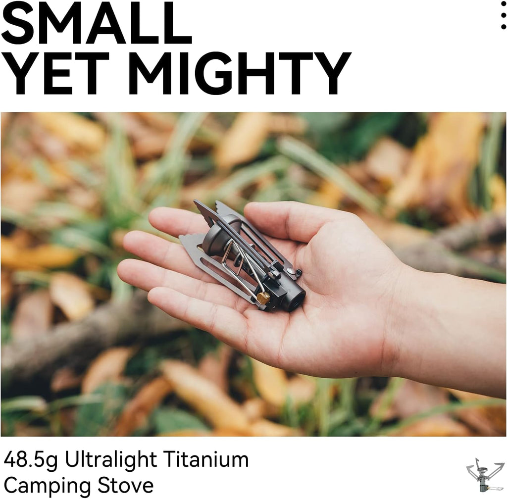 Fire-Maple Hornet II Portable Camping Stove Ultra Light Titanium Gas Stove