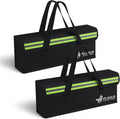 FLASLD 2-Pack Lipo Fireproof Bag Ebike Accessories Battery Charging Case Charge Explosionproof Bag Large Capacity Lipo Battery Storage Guard Safe Box (19.3 x 4.3 x 7in)