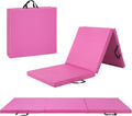 CAP Barbell Folding Exercise Mat – Durable, Anti-Tear, Thick Padding for Fitness, Aerobics, Gymnastics & Home Workouts. 72"L x 24"W x 2"Thick. PINK