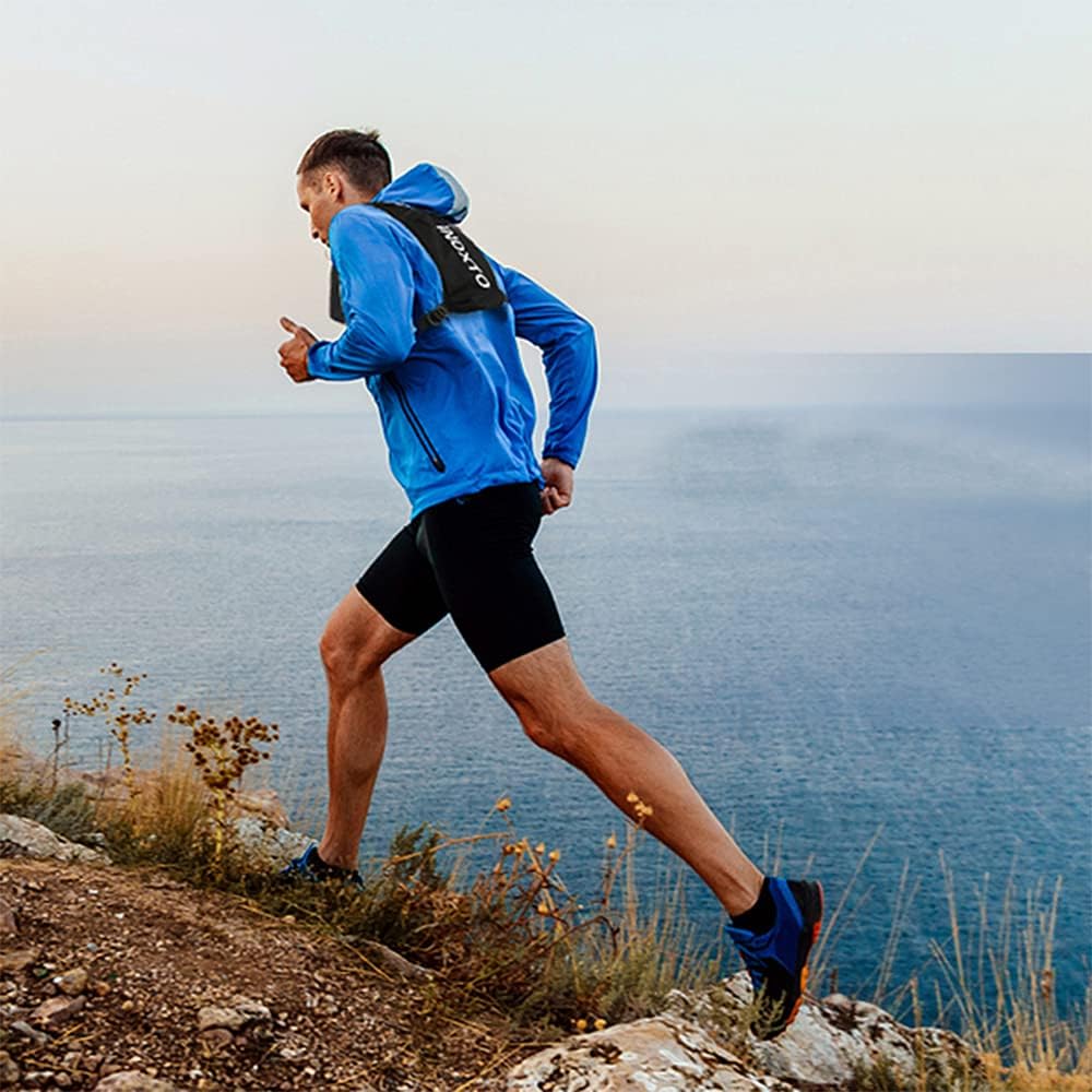 INOXTO Running Hydration Vest Backpack,Lightweight Insulated Pack with 1.5L Water Bladder Bag Daypack for Hiking Trail Running Cycling Race Marathon for Women Men