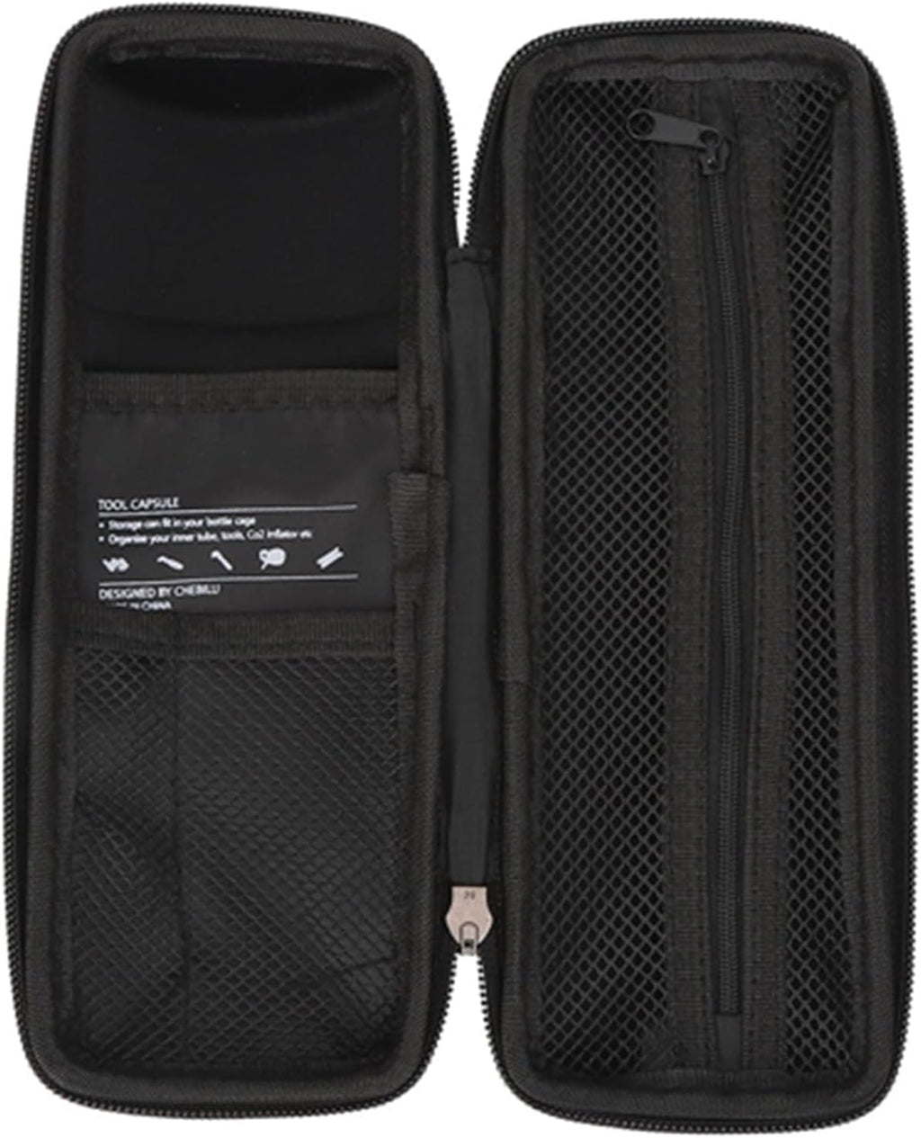 Bicycle Tool Storage Bag, Bike Repair Tool Pod with Sealed Zipper, Bike Tire Repair Kit Bag for Bicycle Water Bottle Cage, Maintenance Kit for Cycling, MTB, Mountain, Road Bicycle