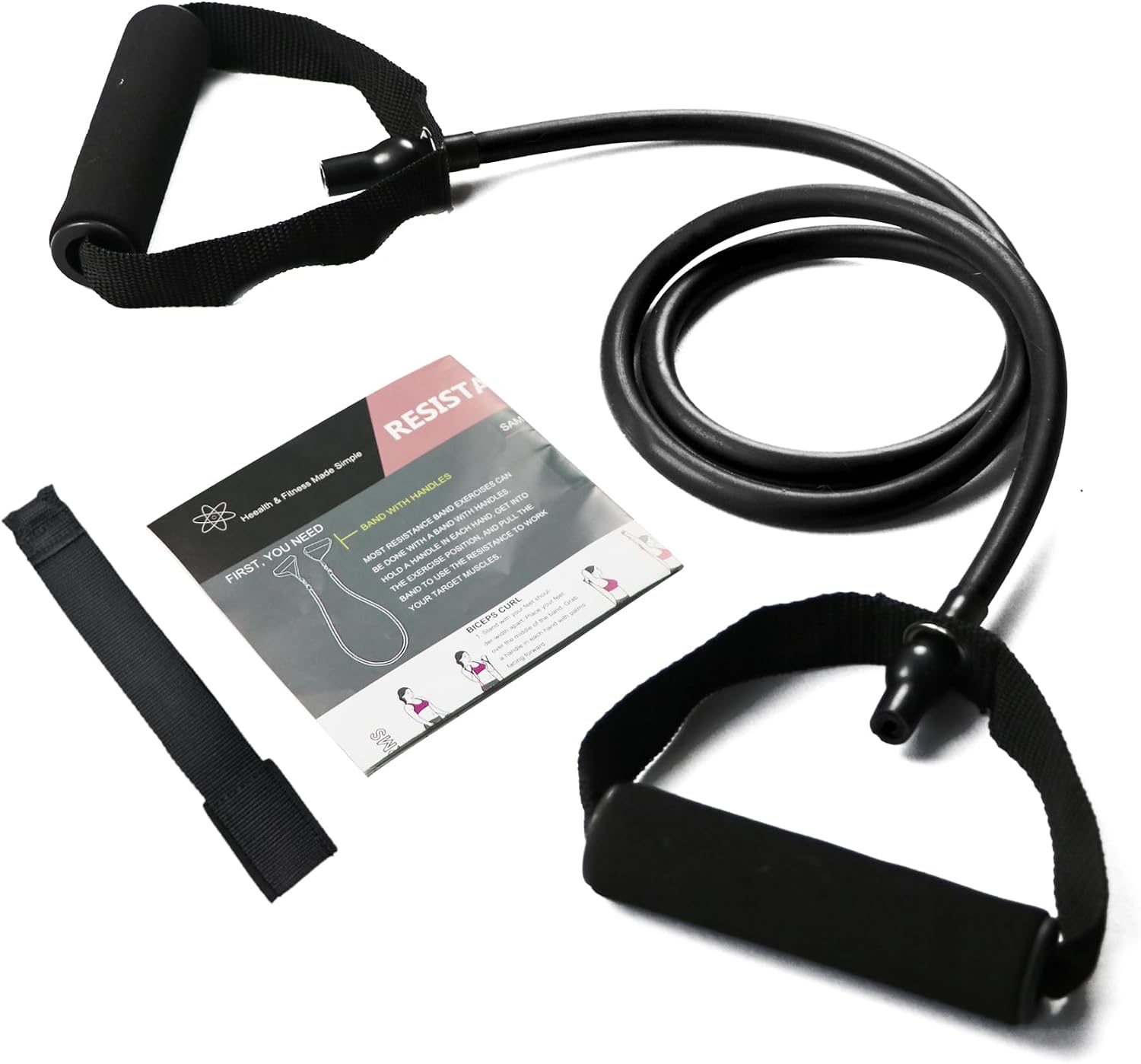 Resistance Bands with Handles, Exercise Bands with Handles, Door Anchor