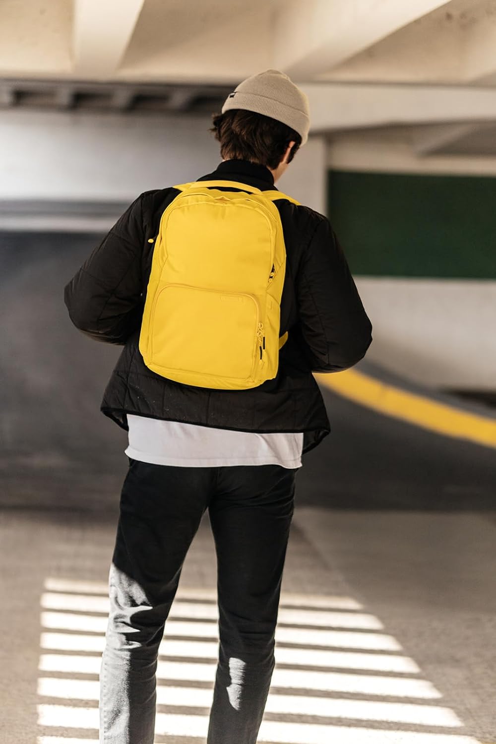 The Brevite Backpack- Casual daypack backpacks for every function. Compact but spacious 18L aesthetic traveling backpack with laptop compartment. (Green)