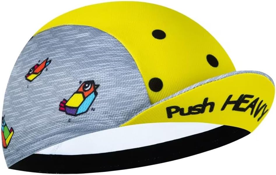 Funny Cycling Cap - Men and Women Cycling Hat-Under Helmet Bike Cap One Size