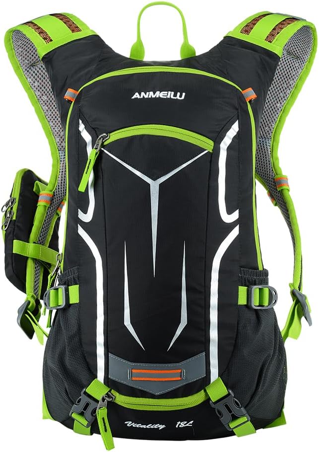 Outdoor Cycling Backpack, 18L, Black