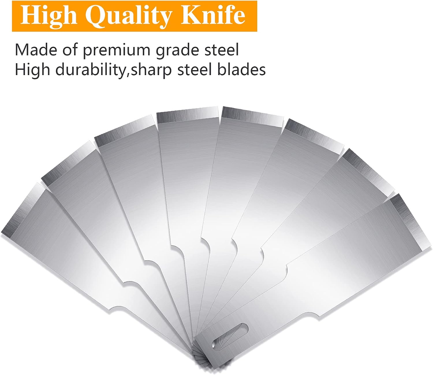 JETMORE 100 Pack Exacto Blades Refills #17 Craft Hobby Knife Blades for Art