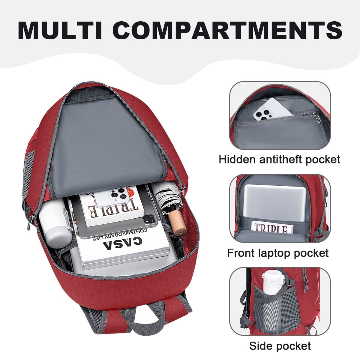 MIYCOO Ultralight Packable Backpack, 35L Waterproof Hiking Daypack