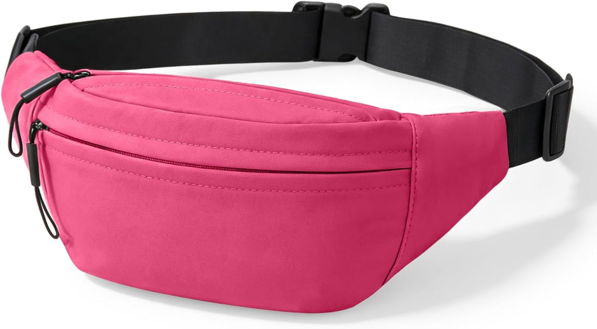 ZOORON Fanny Packs for Women Men Crossbody Waist Pack Bag Running Belt