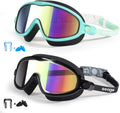 Seago Swim Goggles for Kids 3-14 Anti-Fog & UV Wide Clear View Boys Girls