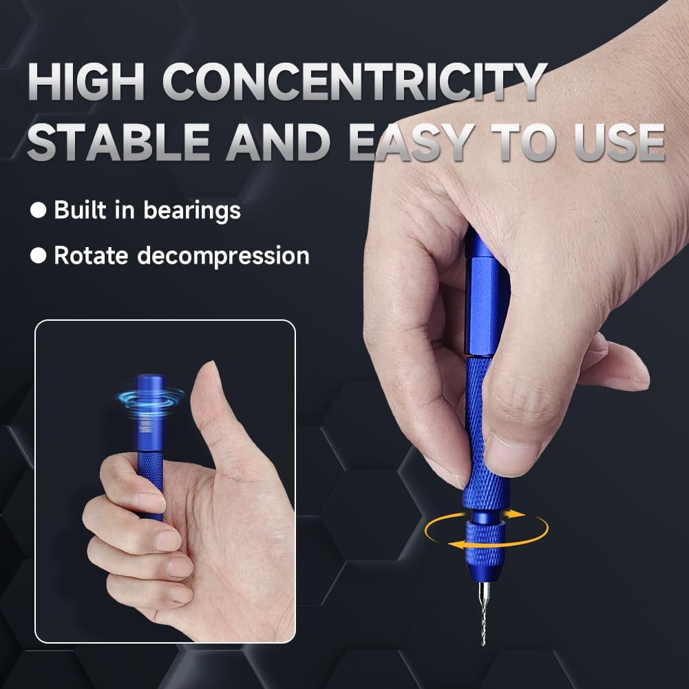 stedi Manual Pin Vise Hand Drill, Premium Hobby Model Making Tools