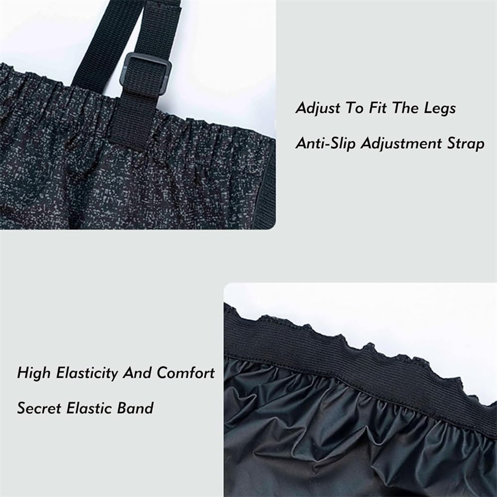 Ankle Gaiters,Lightweight Adjustable Leg Gaiters for Men Women, Waterproof Hiking Gaiters for Snow,Trail Running,Hiking,Hunting,Walking,Skiing