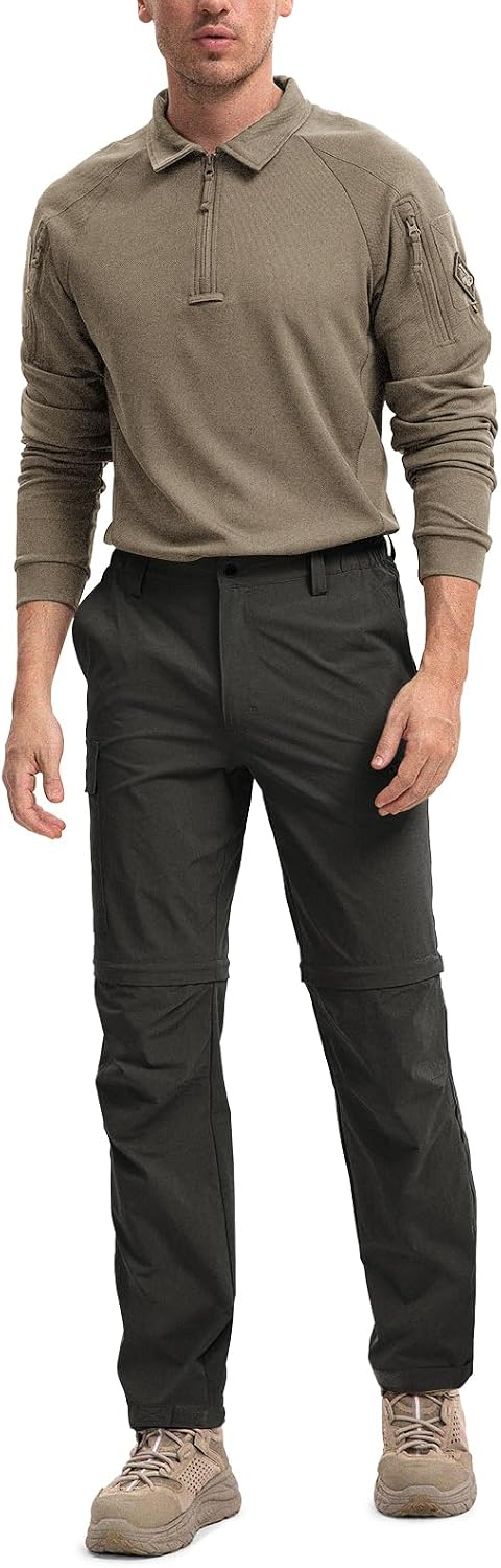Moosehill Men's Hiking Pants: Convertible Quick-Dry