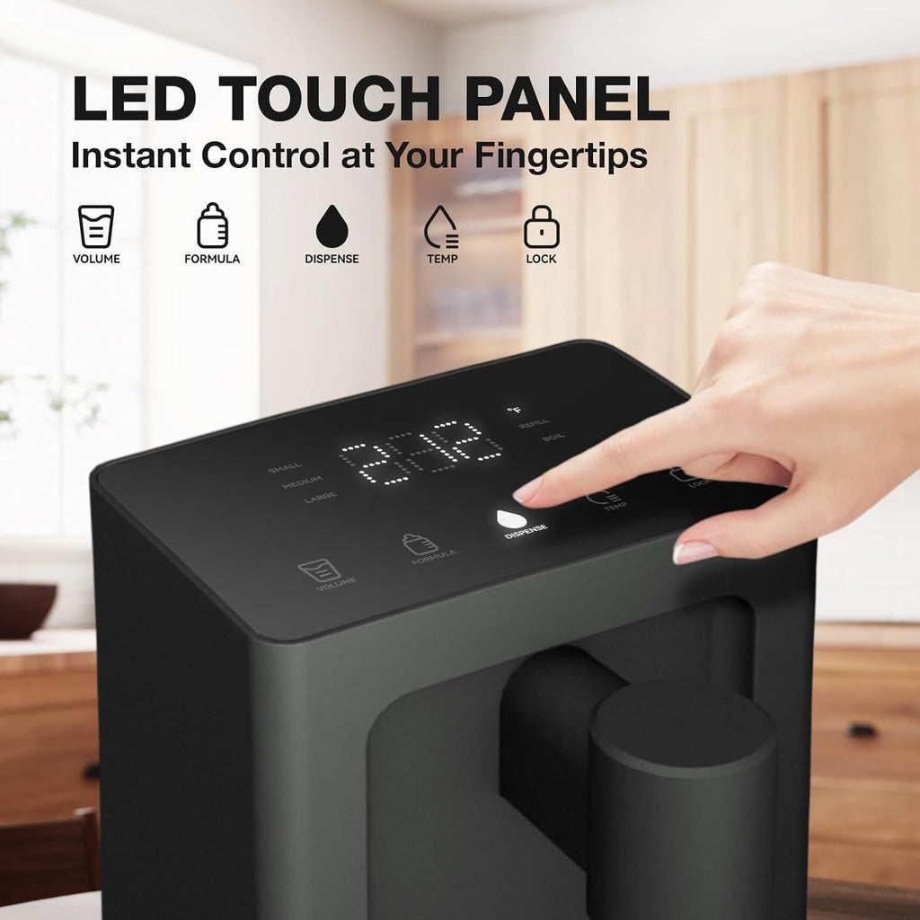 AIRHOP 3L Instant Hot Water Dispenser Countertop 5 Temp 3 Volume Options