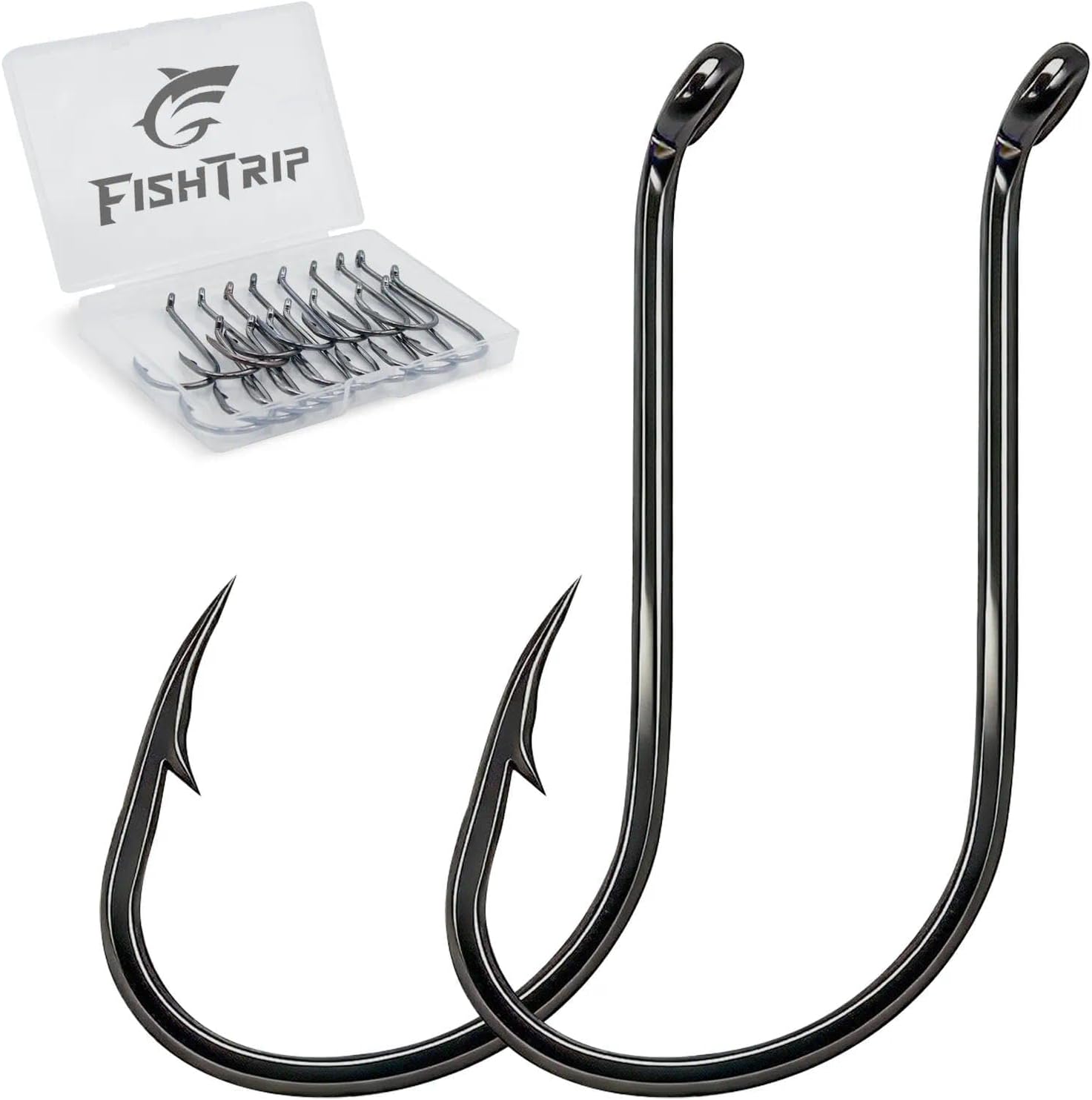FishTrip 50/100/120/210Pcs Octopus Fishing Hooks for Saltwater & Freshwater