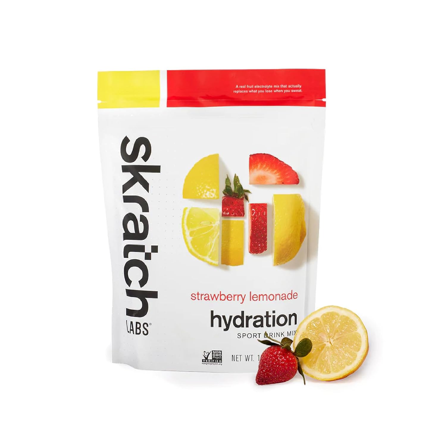 Skratch Labs Hydration Sports Drink Mix, Strawberry Lemonade, 20 Servings