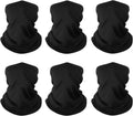 Neck Gaiter Face Mask: 6 Pack Cooling UV Sun Protection Bandana