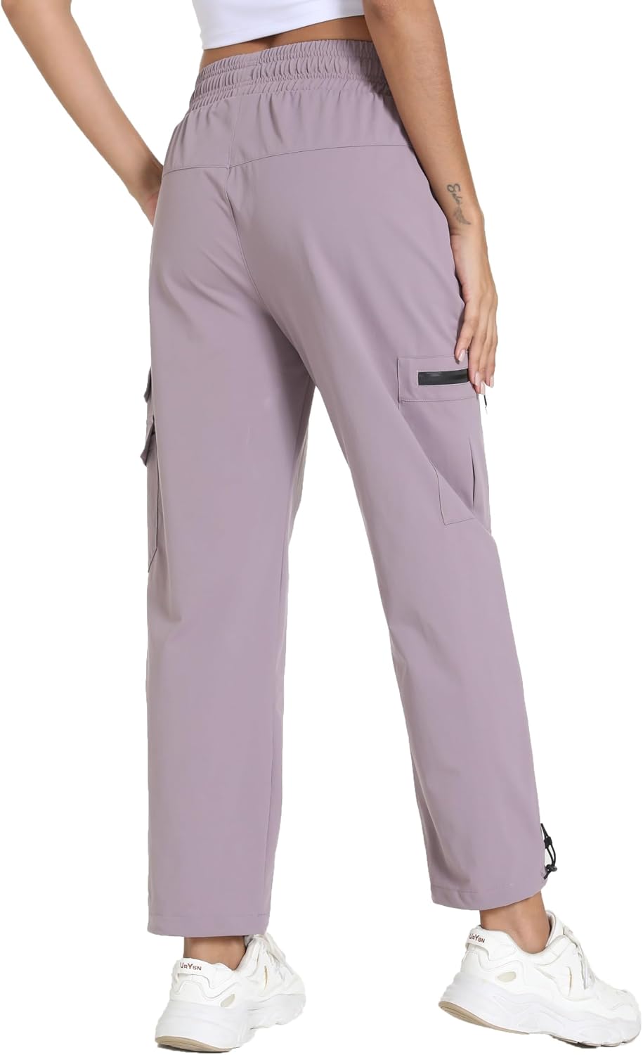Rrosseyz Women's Hiking Pants with Pockets Lightweight Water Resistant