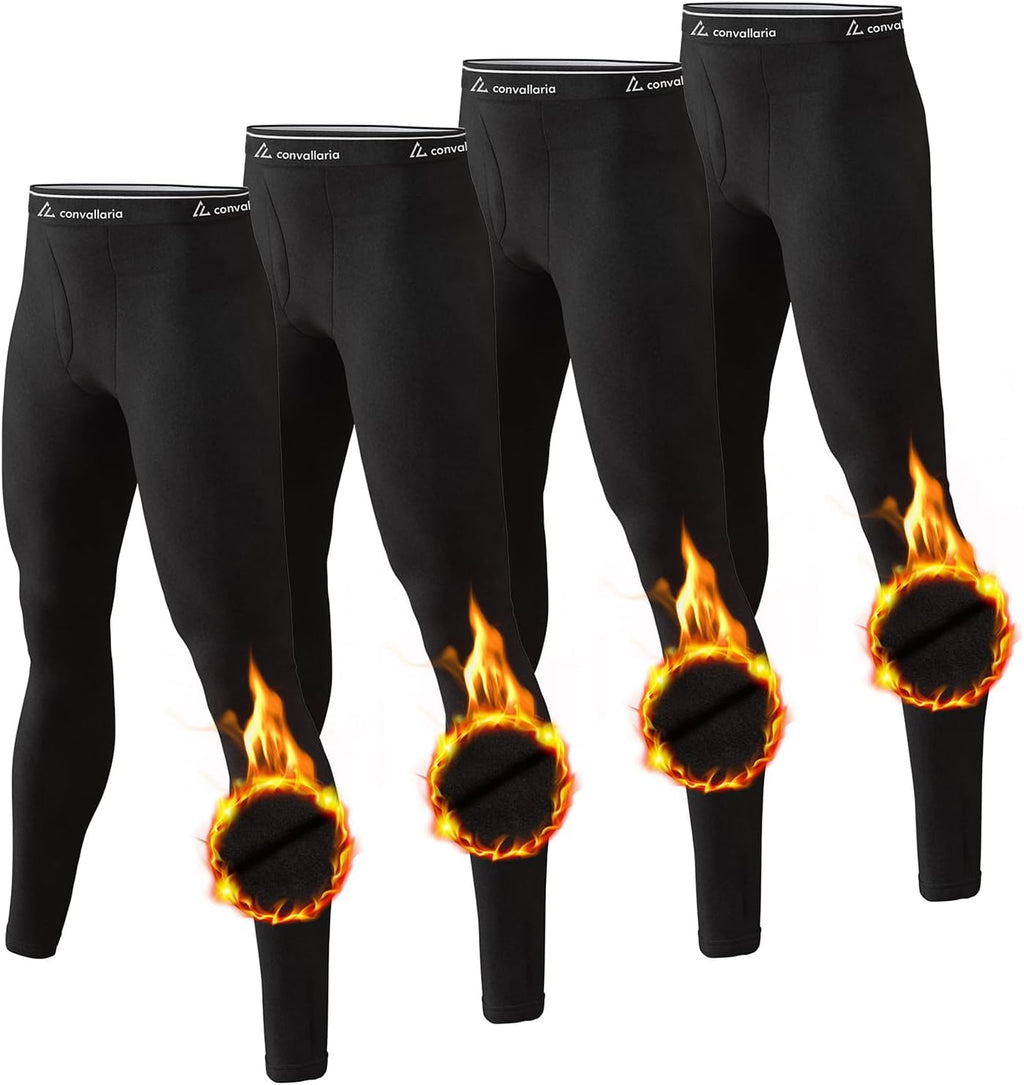 Men's Thermal Pants Long Johns Bottom Athletic Base Layer