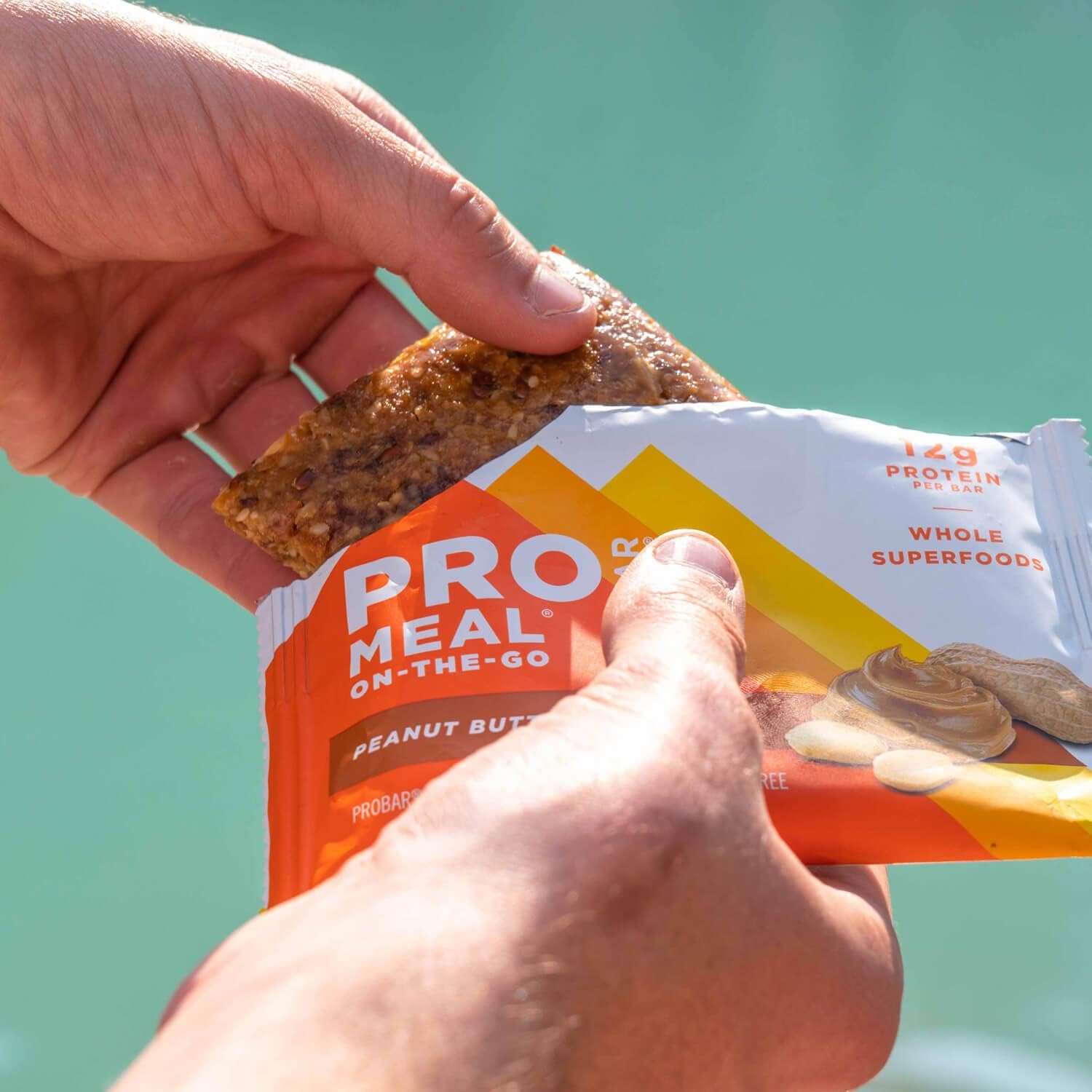PROBAR MEAL Bar – Plant Based Meal Replacement Bar with Whole Food Ingredients, Oats, Nuts & Seeds, Vegan, Gluten Free, Non-GMO Nutrition Bar for Breakfast, Travel & On-the-Go Energy (Peanut Butter, 12 Count)