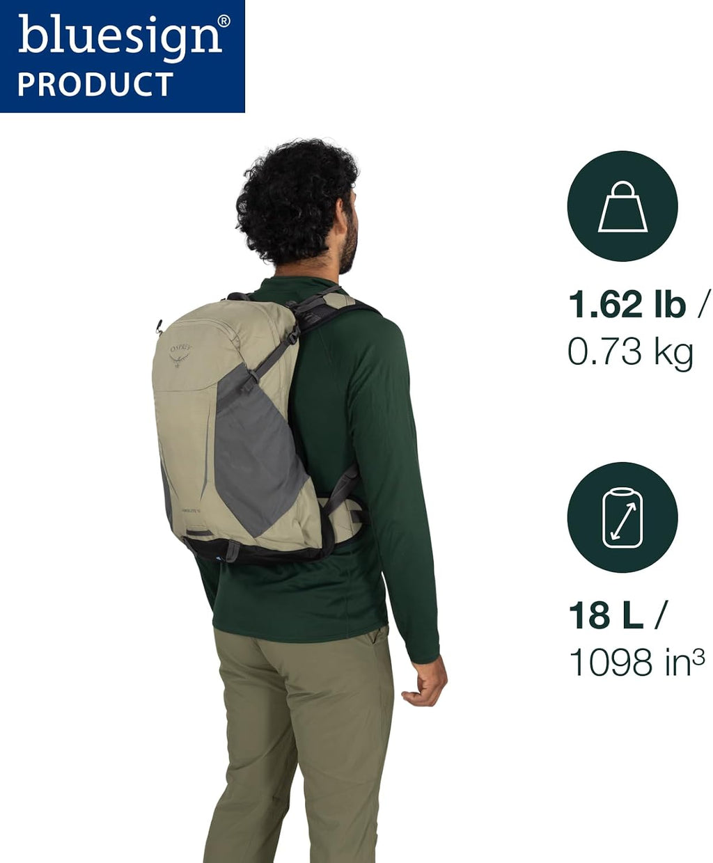 Osprey Hikelite 18L Hiking Backpack, Multi OS