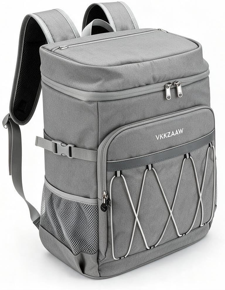 Backpack Cooler 42 Cans Insulated Leak Proof, Soft Lightweight Lunch Multifunctional Cooler Backpack Insulated Waterproof for Women Men