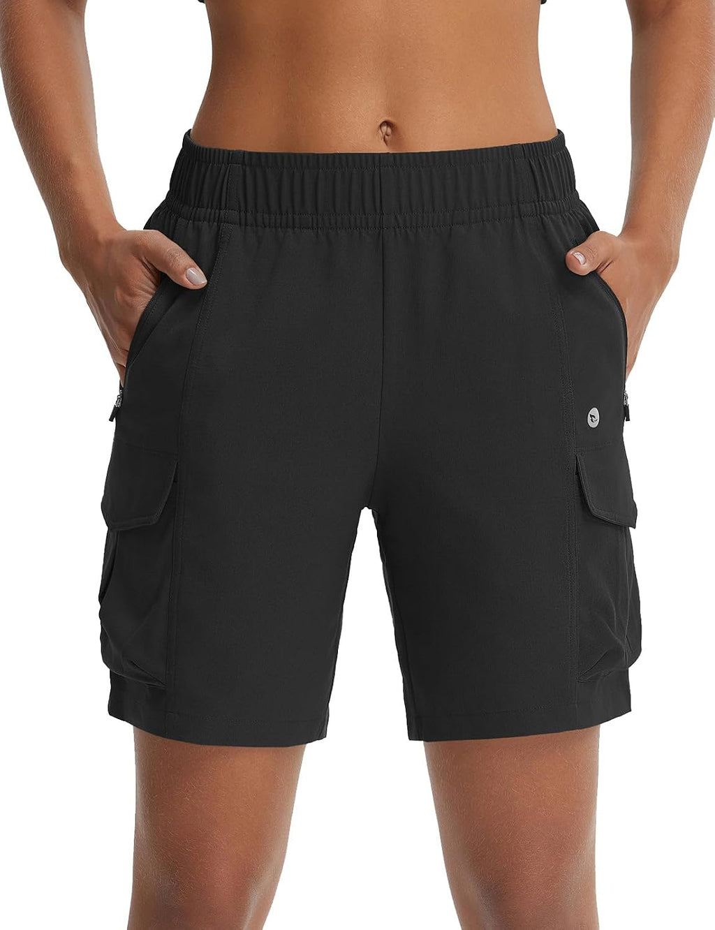 baleaf Women's Hiking Cargo Shorts Water Resistant Lightweight