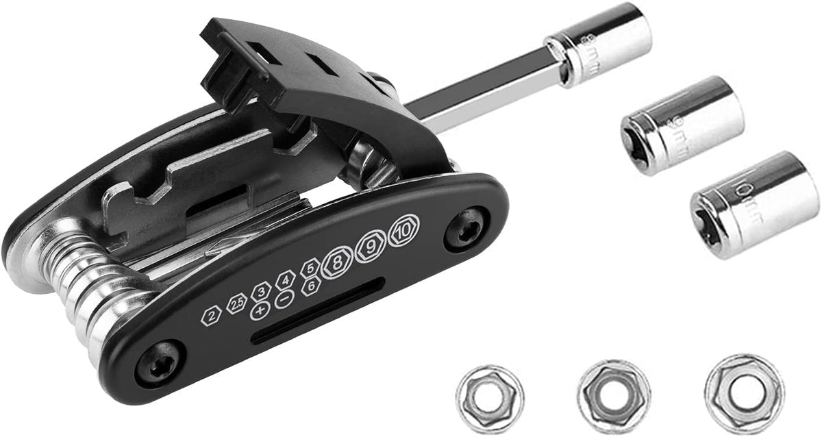 WOTOW Bike Tool Kit, Portable Repair Mountain Bicycle Multitool, 16 in 1