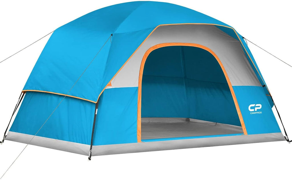 CAMPROS CP Tents for Camping 2/4/6 Person, Waterproof Windproof Dome Tent