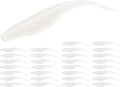 Forked Tail Soft Baits- Realistic Jerk Bait & Fluke Action Soft Lures for Bass, Trout & Crappie - Versatile Freshwater & Saltwater Fishing Bait (2.75"-5")