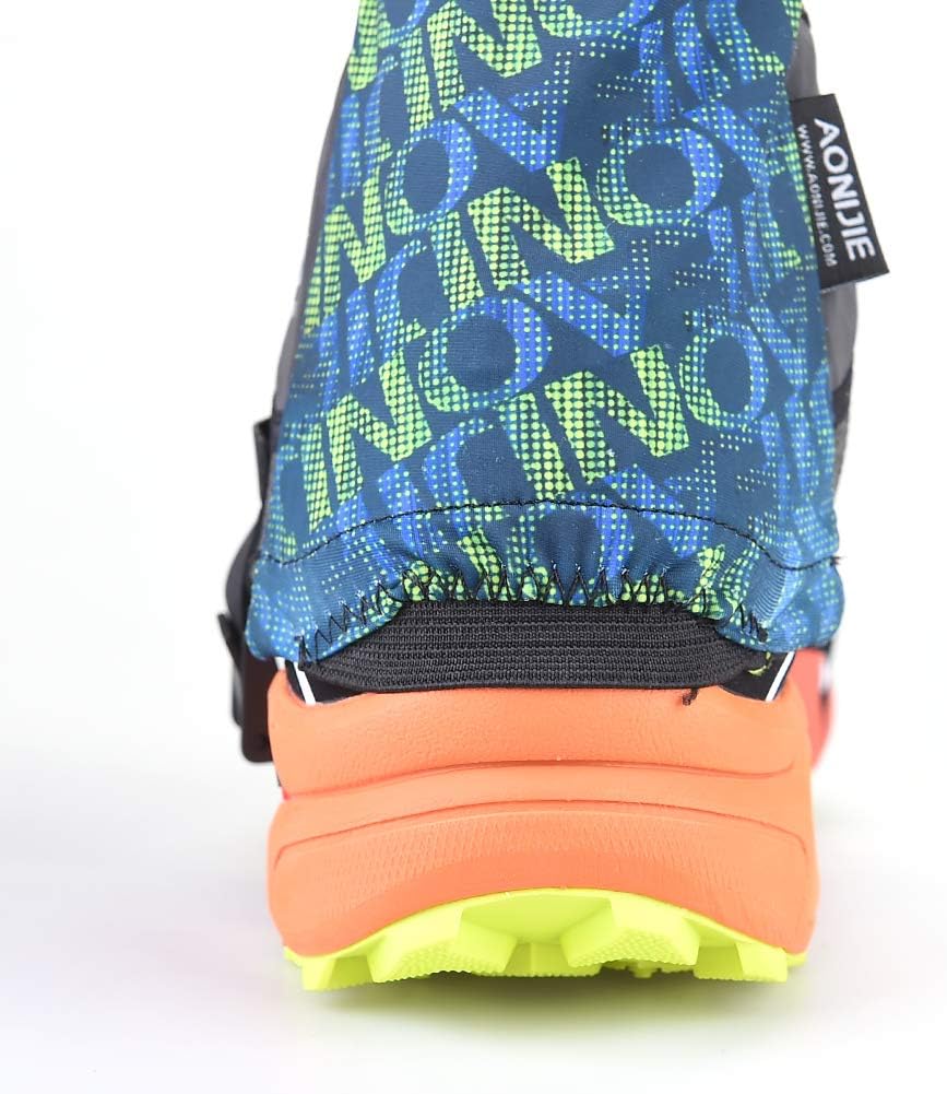 AONIJIE Low Trail Running Gaiters Reflective Ankle Guards for Hiking Marathon Triathlon Breathable Sand Prevention