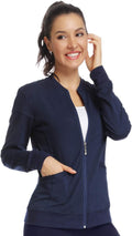 JEYONG Women's Zip Front Warm-Up Jacket