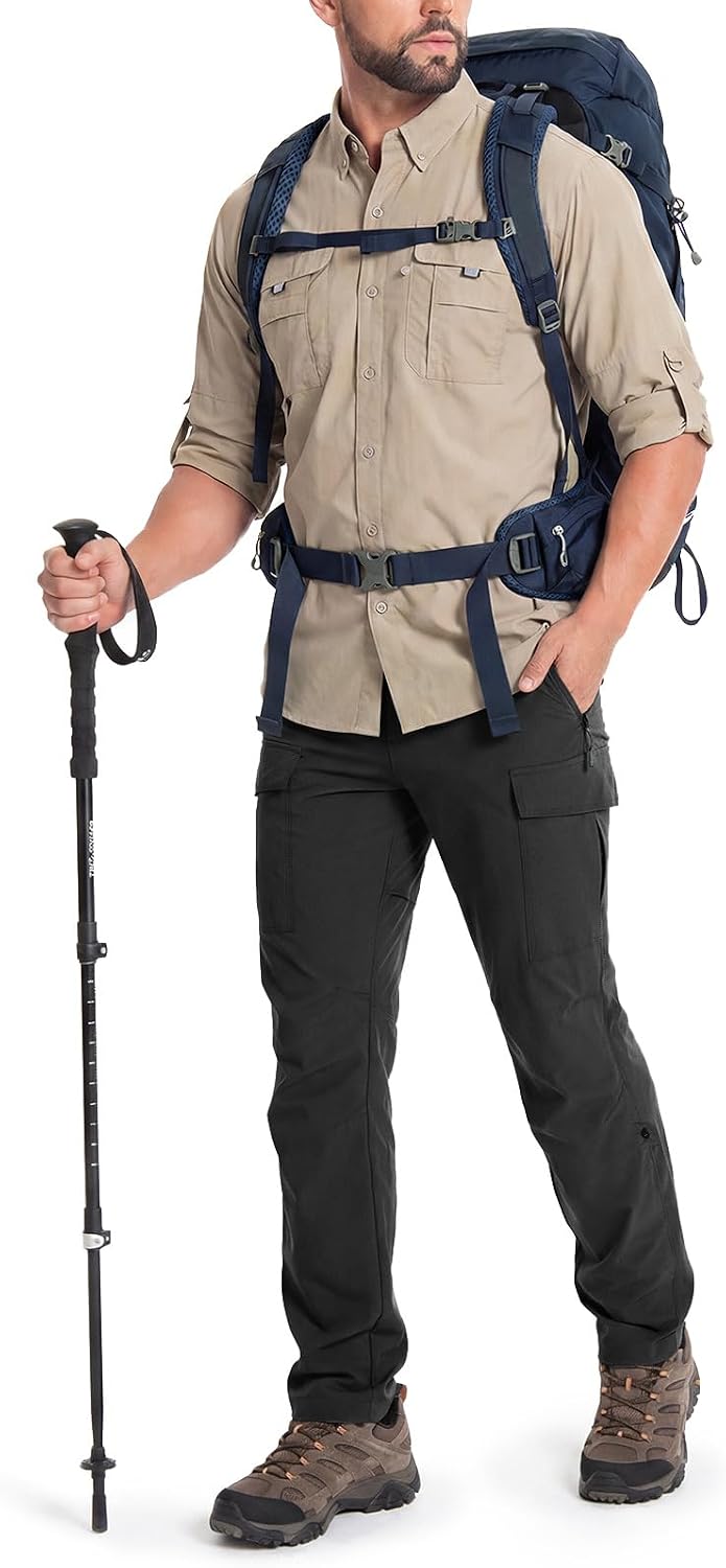 Moosehill Men's Hiking Pants: Lightweight & Stretch