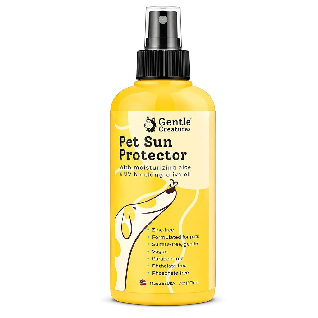 Gentle Creatures Dog Sunscreen SPF 30, No Zinc Oxide, Safe for Dogs & Cats