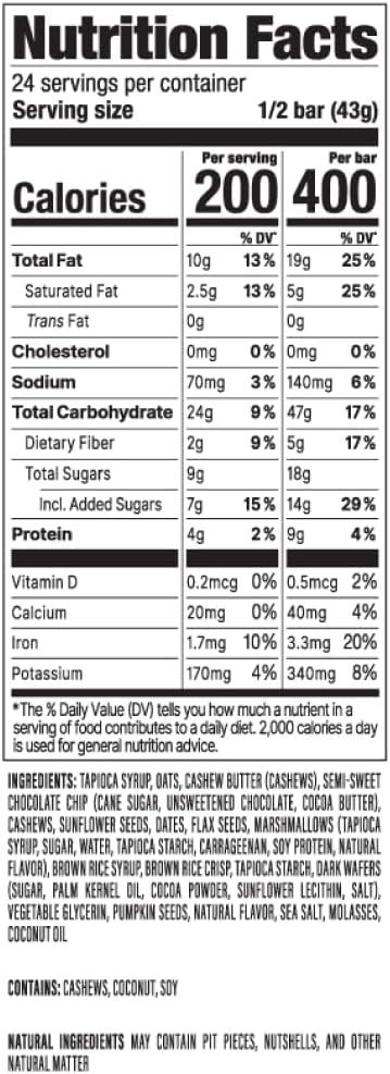 PROBAR MEAL Bar – Plant Based Meal Replacement Bar with Whole Food Ingredients, Oats, Nuts & Seeds, Vegan, Gluten Free, Non-GMO Nutrition Bar for Breakfast, Travel & On-the-Go Energy (S'Mores, 12 Count)
